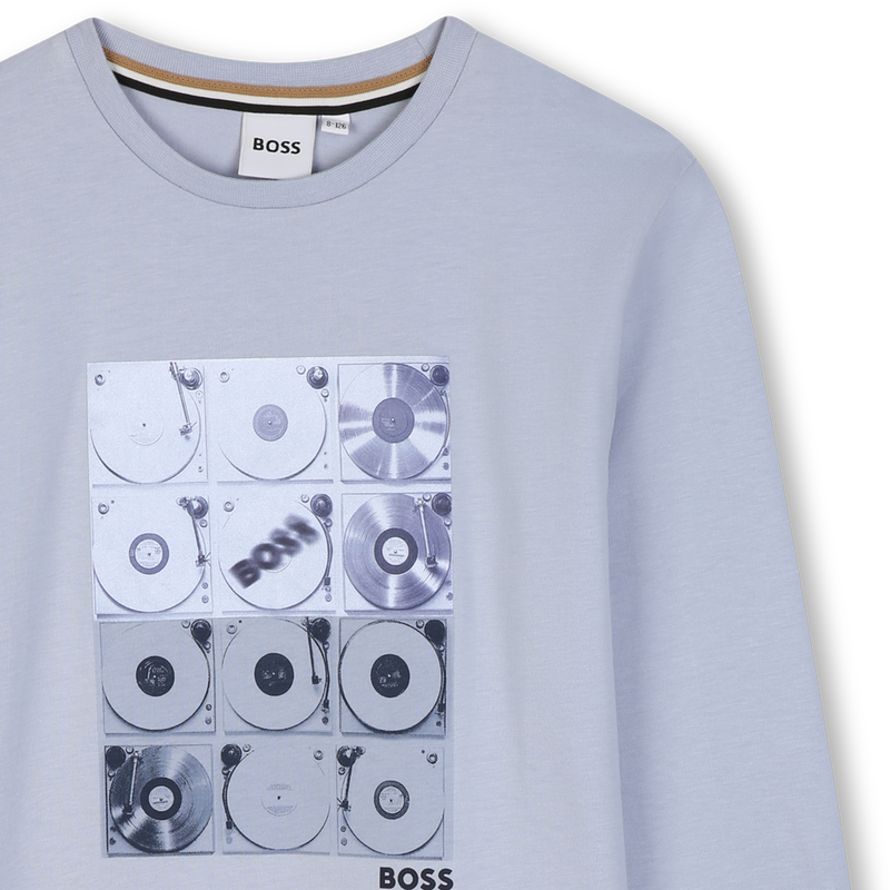 Camiseta de manga larga BOSS 
                        NI&Ntilde;O