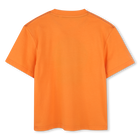Camiseta bicolor con el logo TIMBERLAND 
                    NI&Ntilde;O