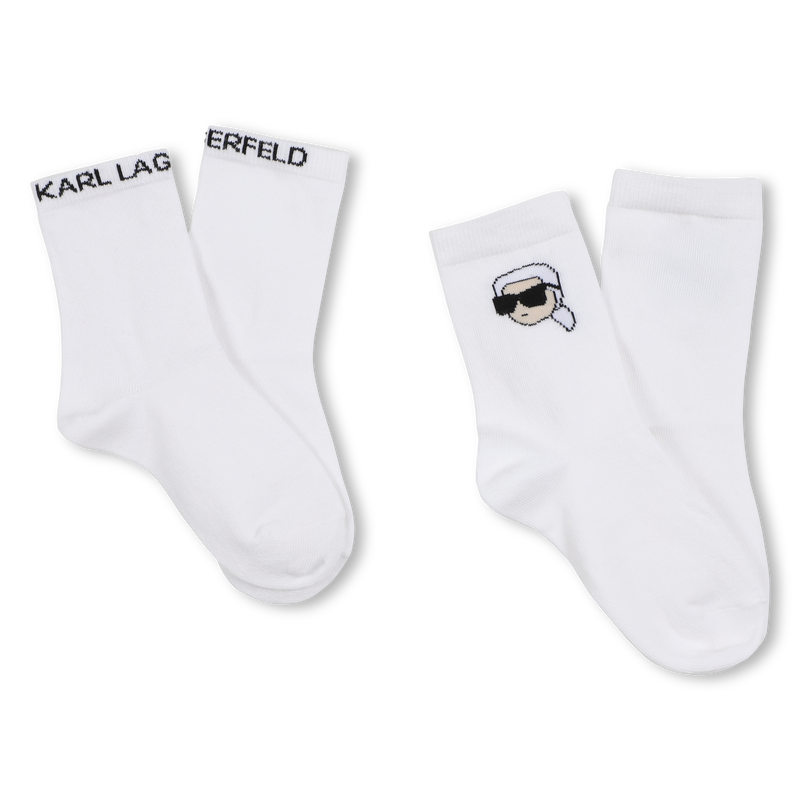 Calcetines jacquard KARL LAGERFELD KIDS 
                        UNISEXO