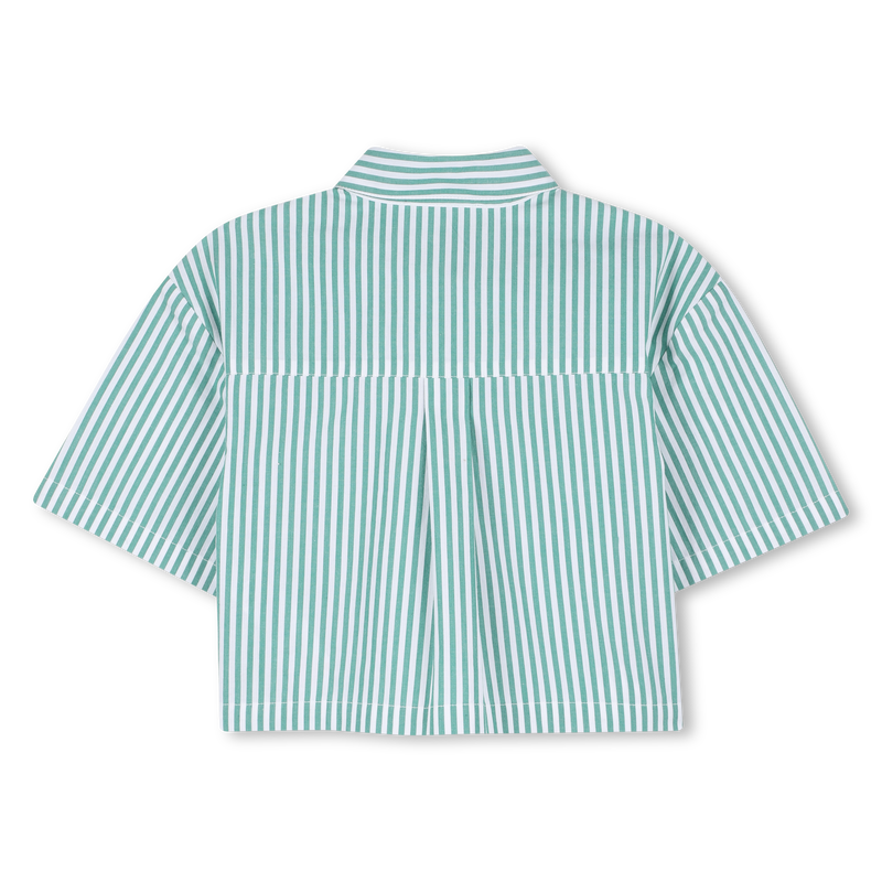 CAMISA DE MANGA CORTA A RAYAS MICHAEL KORS 
                        NI&Ntilde;A