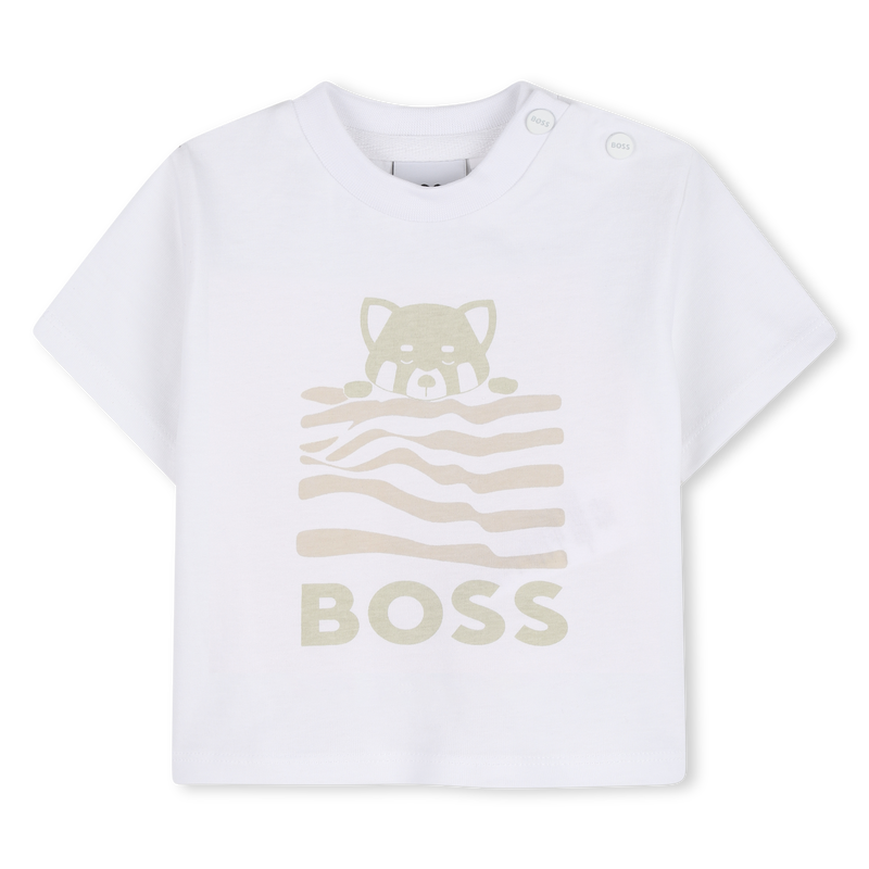 CONJUNTO CAMISETA + PANTAL&Oacute;N CORTO BOSS 
                        NI&Ntilde;O