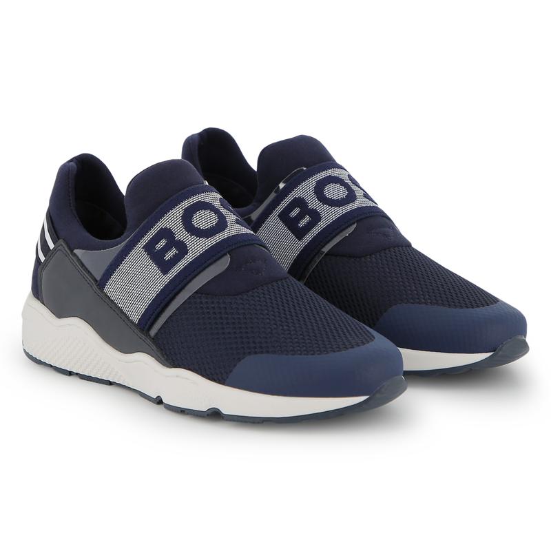 ZAPATILLAS DE PIEL DE VACUNO BOSS 
                        NI&Ntilde;O