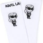 Calcetines hasta la rodilla estampados KARL LAGERFELD KIDS 
                    UNISEXO