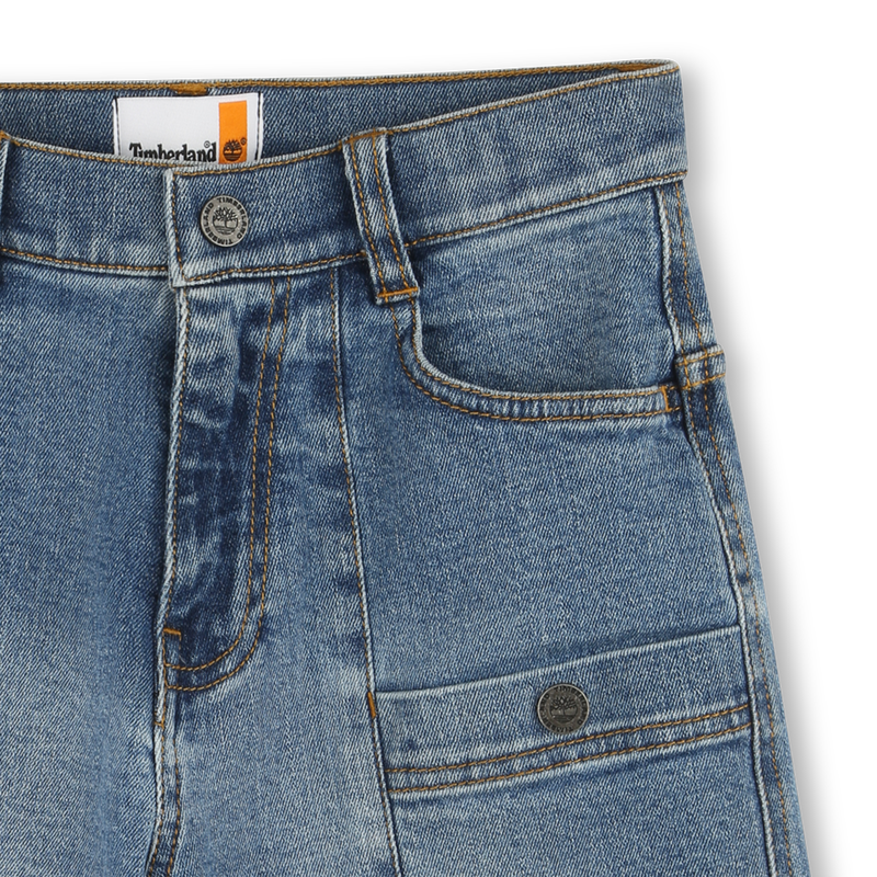 Bermudas vaqueras ajustables TIMBERLAND 
                        NI&Ntilde;O