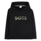 Sudadera con capucha, NEGRO, hi-res