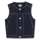 Chaqueta vaquera sin mangas KENZO KIDS 
                    NI&Ntilde;A