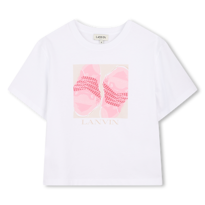 CAMISETA DE MANGA CORTA LANVIN NI&Ntilde;A