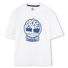 Camiseta bicolor con el logo TIMBERLAND 
                    NI&Ntilde;O