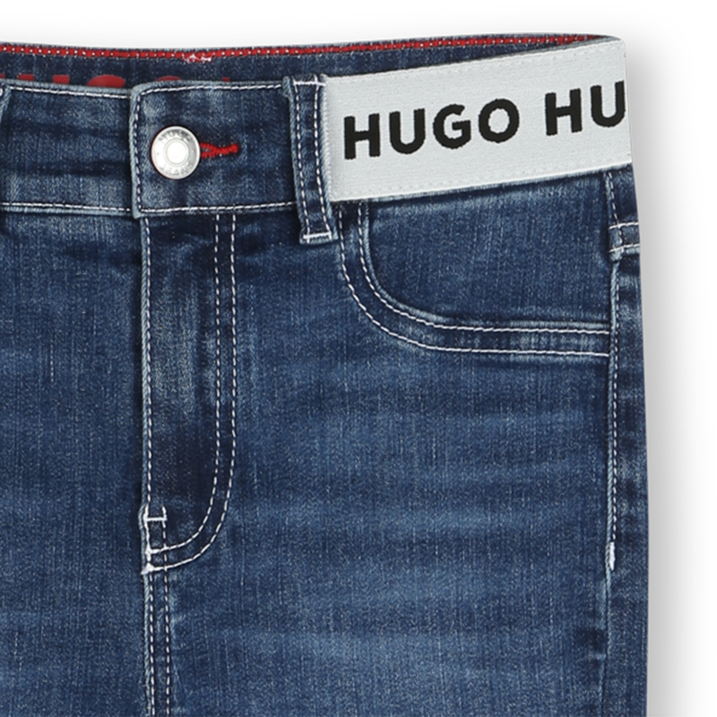 Jeggings vaqueros HUGO 
                        NI&Ntilde;A