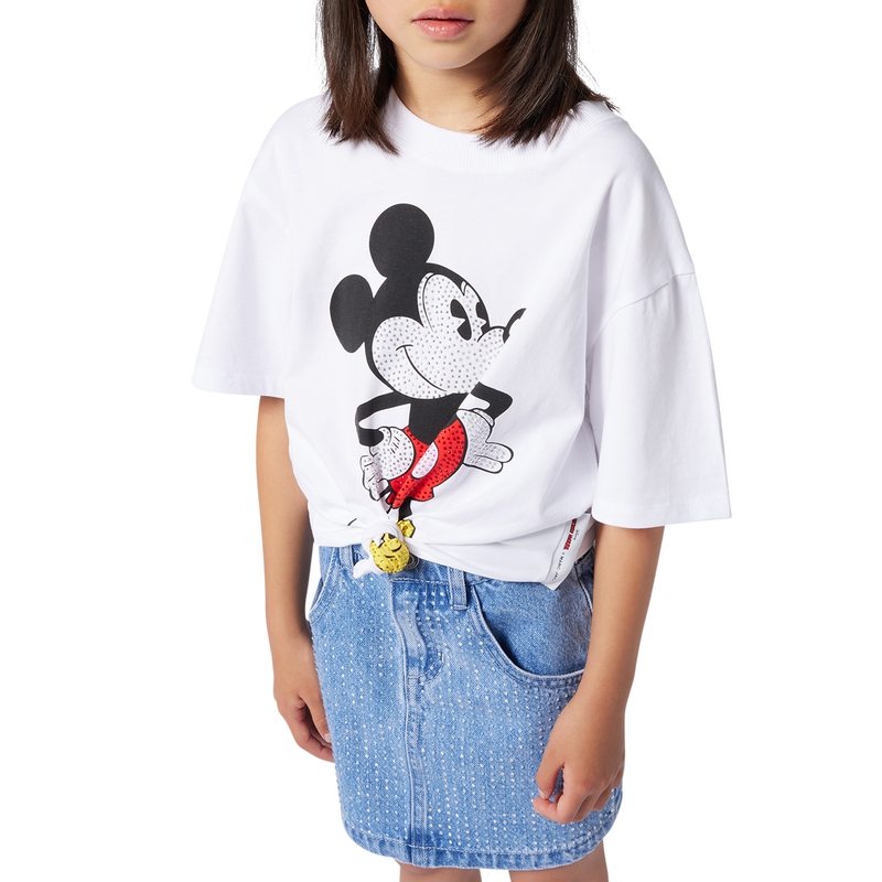 Falda vaquera con estr&aacute;s MARC JACOBS 
                        NI&Ntilde;A