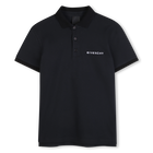 Polo de manga corta, NEGRO, hi-res