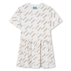 Vestido estampado KENZO KIDS 
                    NI&Ntilde;A