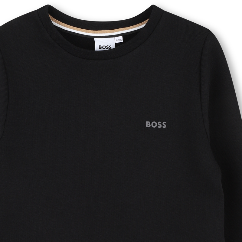 Sudadera de cuello redondo BOSS 
                        NI&Ntilde;O