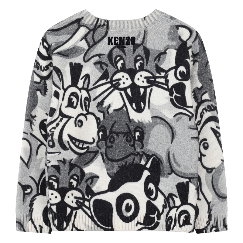 Jersey de punto con cuello redondo KENZO KIDS 
                        UNISEXO