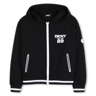 Sudadera con capucha con cremallera DKNY 
                    UNISEXO