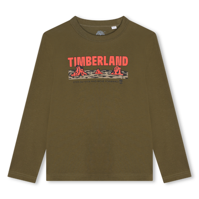 Camiseta estampado y mensaje TIMBERLAND NI&Ntilde;O