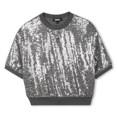 Top de manga corta DKNY NIÑA