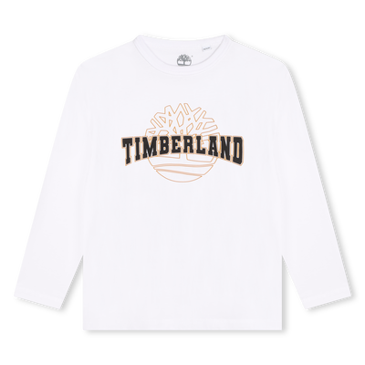 Camiseta de manga larga y logo TIMBERLAND NI&Ntilde;O