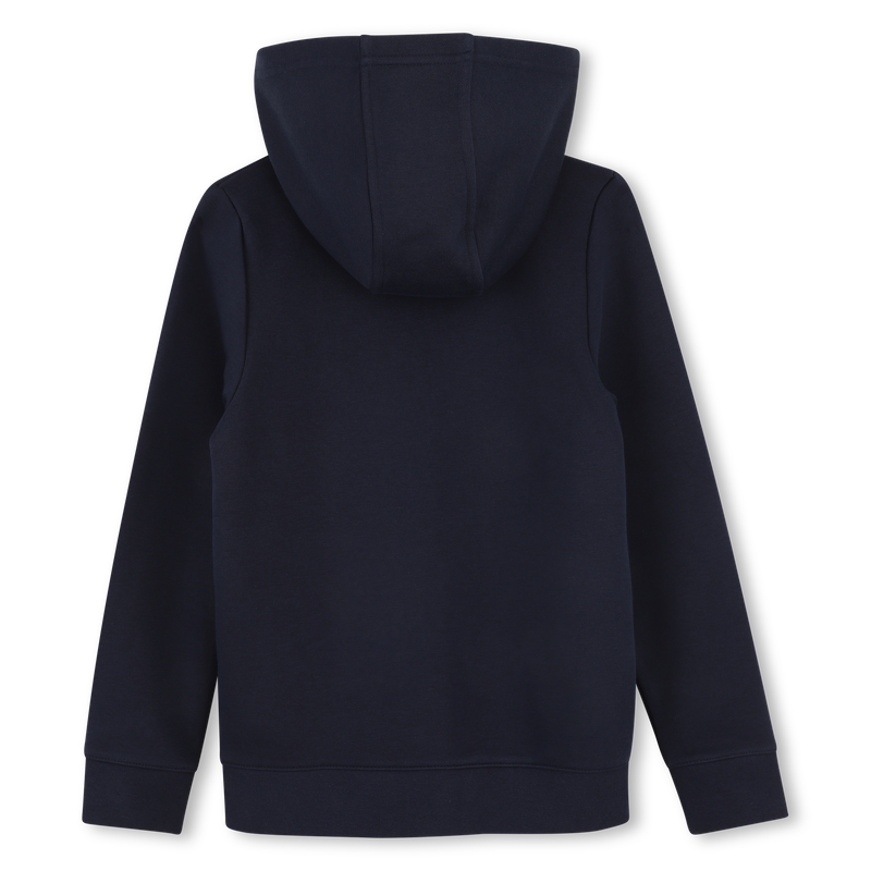 SUDADERA CON CAPUCHA CON CREMALLERA BOSS 
                        NI&Ntilde;O