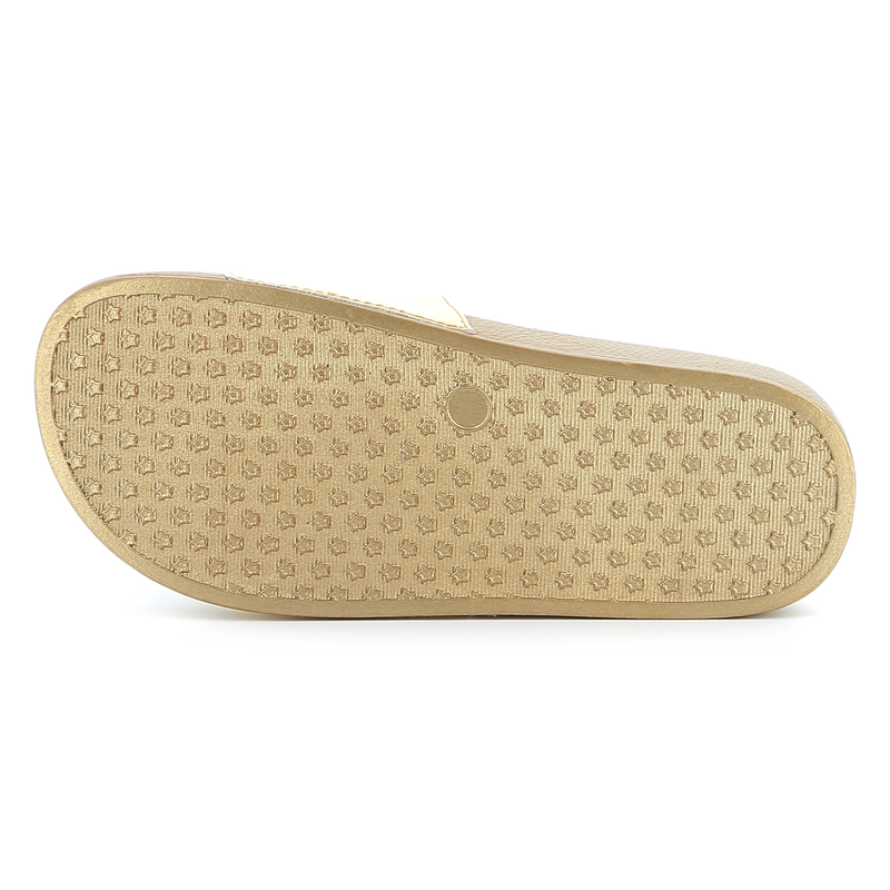 Chanclas ligeras metalizadas DKNY 
                        NI&Ntilde;A