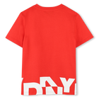 Camiseta ancha de algod&oacute;n DKNY 
                    NI&Ntilde;O