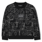 Sudadera de forro polar KARL LAGERFELD KIDS 
                    NI&Ntilde;O