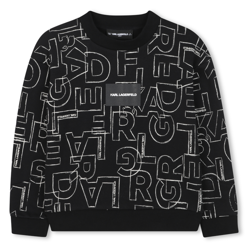 Sudadera de forro polar KARL LAGERFELD KIDS 
                        NI&Ntilde;O