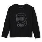 Camiseta de manga larga KARL LAGERFELD KIDS 
                    NI&Ntilde;O