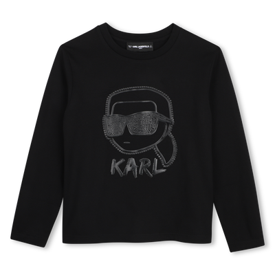 Camiseta de manga larga KARL LAGERFELD KIDS NI&Ntilde;O