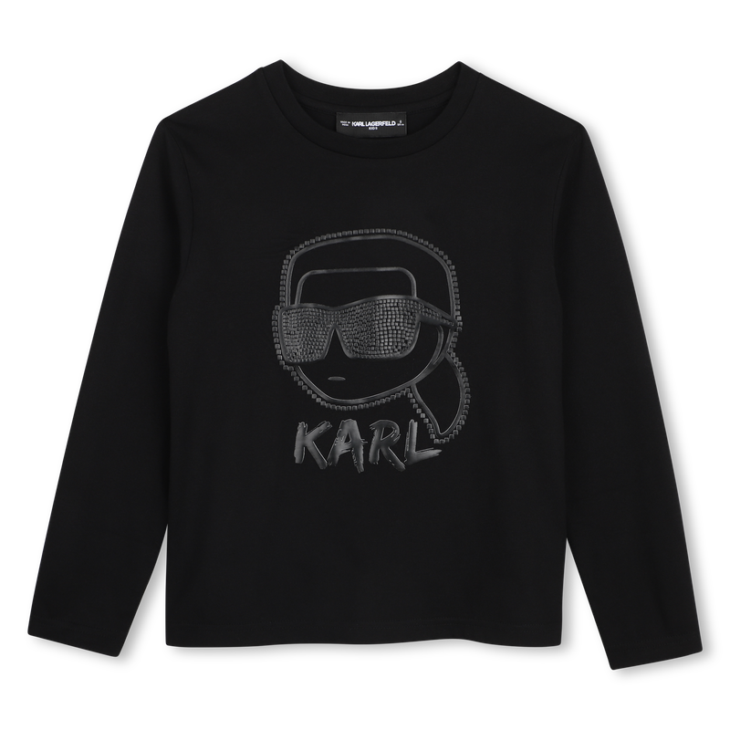 Camiseta de manga larga KARL LAGERFELD KIDS 
                        NI&Ntilde;O