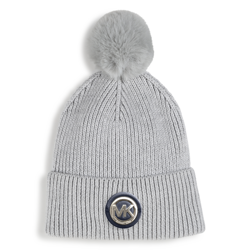 Gorro con pomp&oacute;n MICHAEL KORS 
                        NI&Ntilde;A
