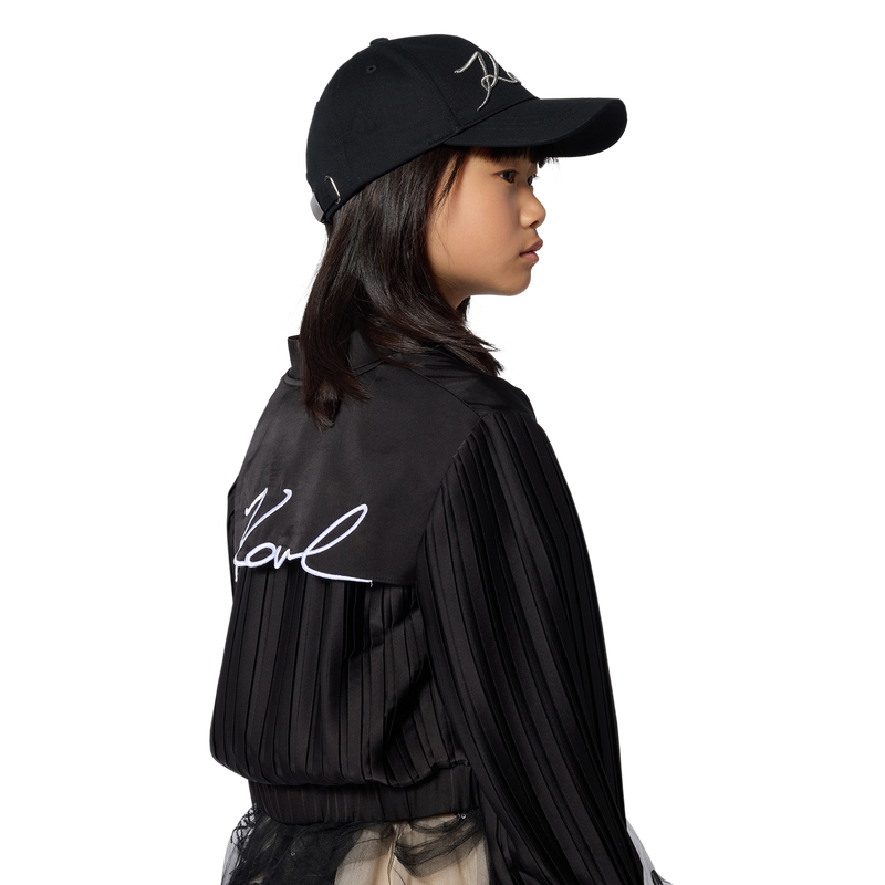 Chaqueta de manga plisada KARL LAGERFELD KIDS 
                        NI&Ntilde;A