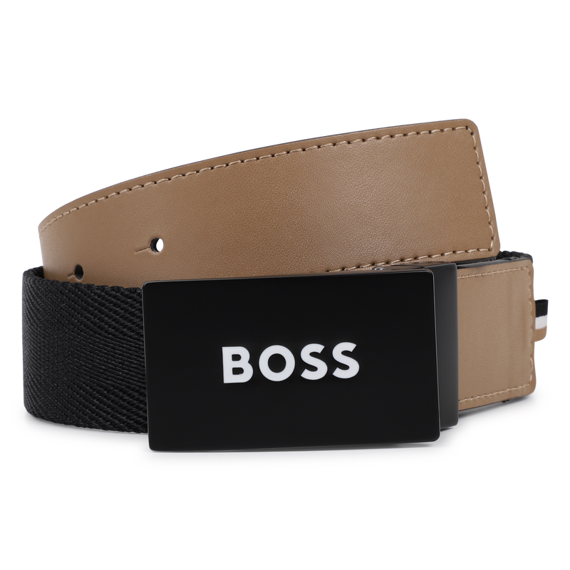 Cintur&oacute;n reversible BOSS 
                        NI&Ntilde;O