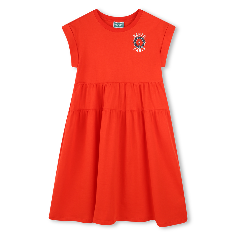 Vestido con corte en cintura KENZO KIDS 
                        NI&Ntilde;A