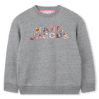 Sudadera de felpa de algod&oacute;n MARC JACOBS 
                    NI&Ntilde;A