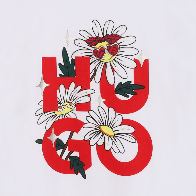 Camiseta estampado fantas&iacute;a HUGO 
                        NI&Ntilde;A