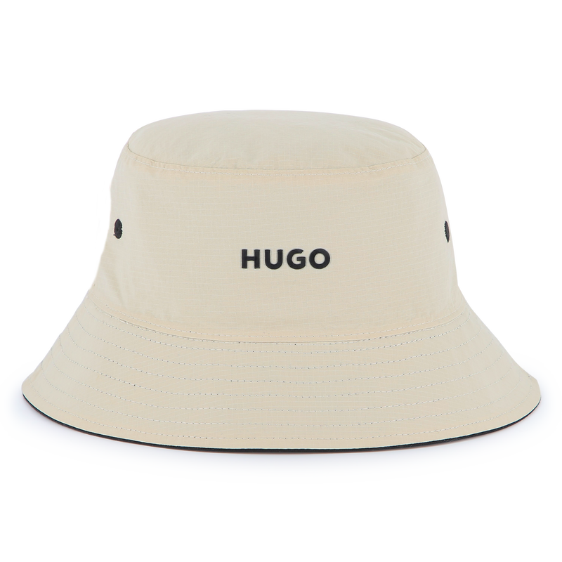 Gorro reversible bimaterial HUGO 
                        NI&Ntilde;O