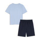 Conjunto de camiseta y pantalones cortos. BOSS 
                    NI&Ntilde;O