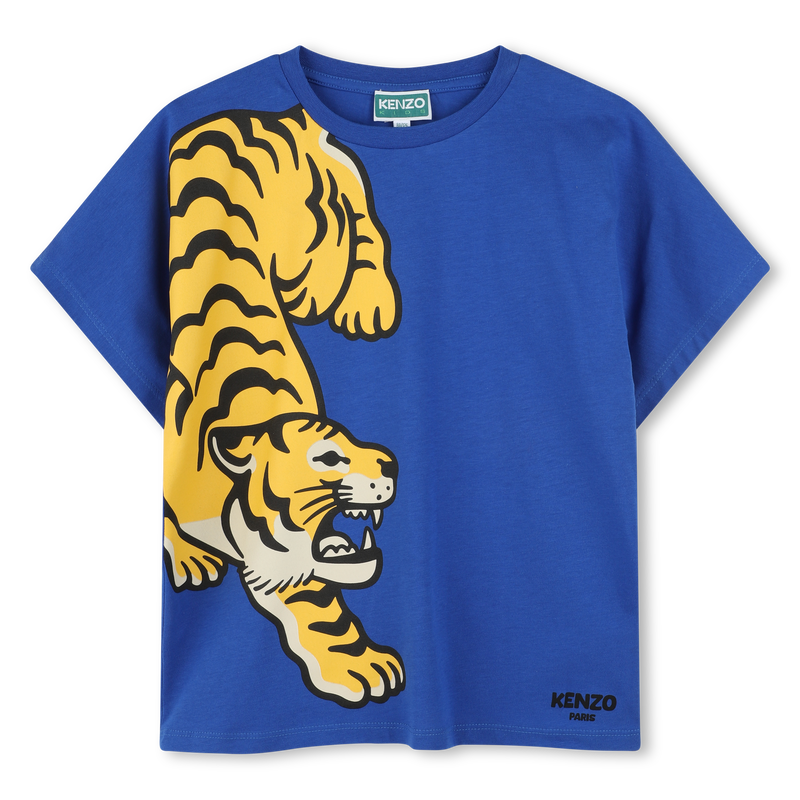 Camiseta de algod&oacute;n estampada KENZO KIDS 
                        NI&Ntilde;O