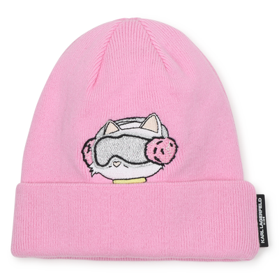Gorro de punto KARL LAGERFELD KIDS NI&Ntilde;A