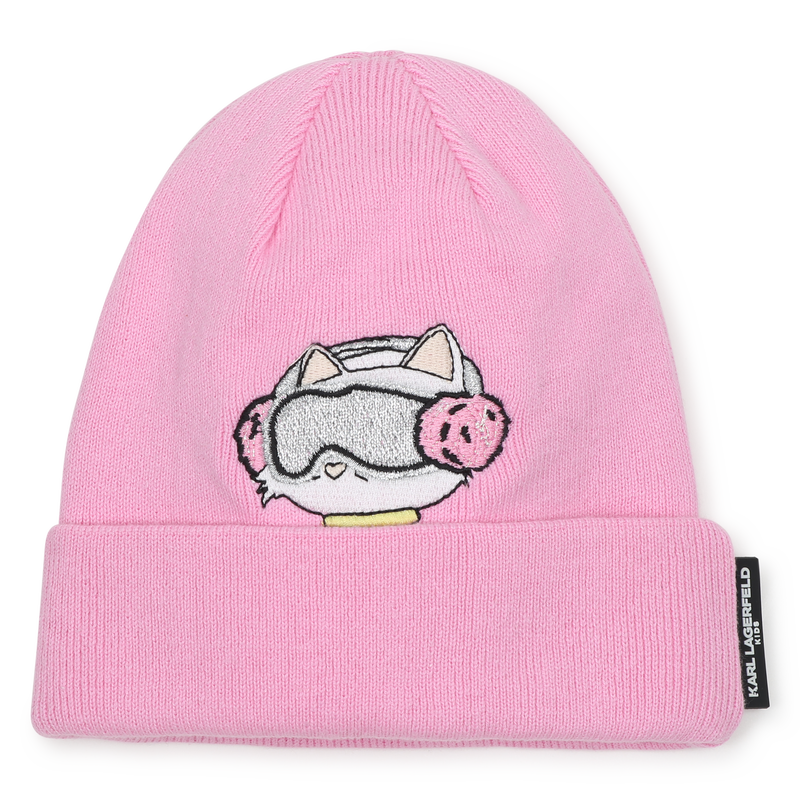 Gorro de punto KARL LAGERFELD KIDS 
                        NI&Ntilde;A