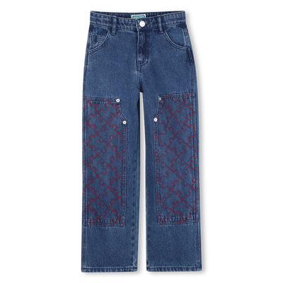 Pantal&oacute;n de denim KENZO KIDS NI&Ntilde;O