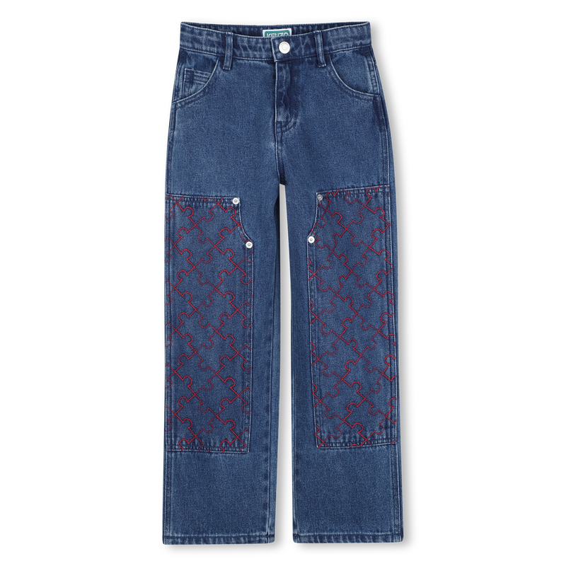 Pantal&oacute;n de denim KENZO KIDS 
                        NI&Ntilde;O