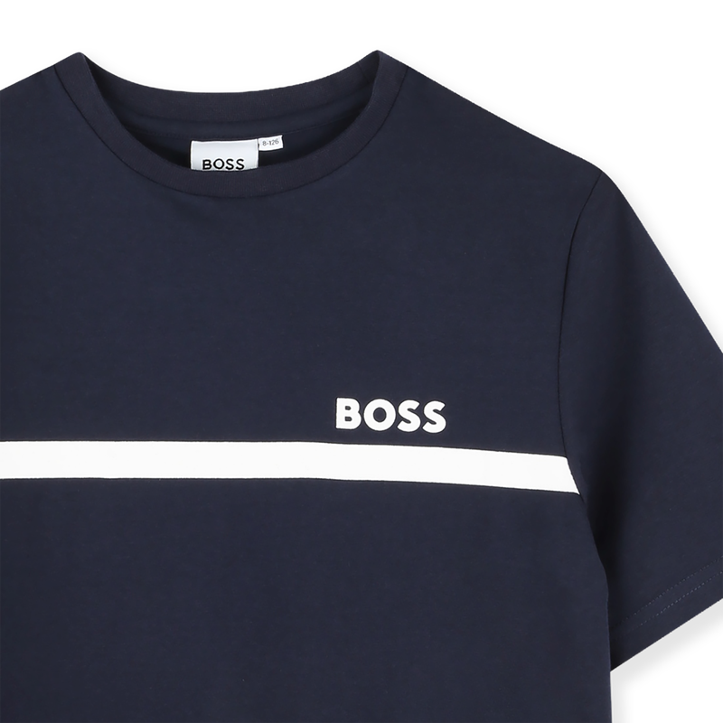 CAMISETA DE MANGA CORTA BOSS 
                        NI&Ntilde;O