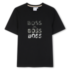 Camiseta de mangas cortas, NEGRO, hi-res