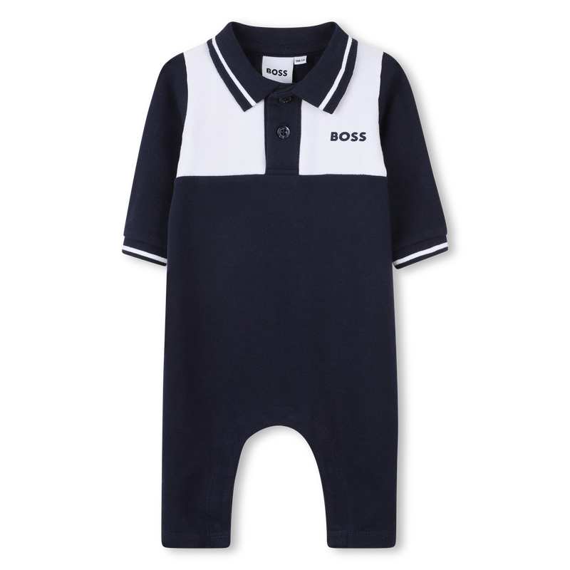 Mono cuello polo BOSS 
                        NI&Ntilde;O
