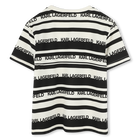 Camiseta rayas de manga corta KARL LAGERFELD KIDS 
                    NI&Ntilde;O