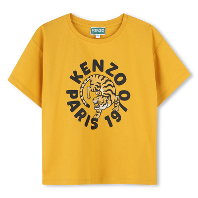 Camiseta algod&oacute;n manga corta KENZO KIDS NI&Ntilde;A