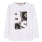 Camiseta de manga larga, BLANCO, hi-res