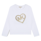 Camiseta manga larga y algod&oacute;n, BLANCO ROTO, hi-res